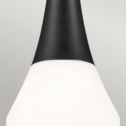 Kichler - Luster na tyči DEELA 1xE27/60W/230V pr. 17,8 cm čierna