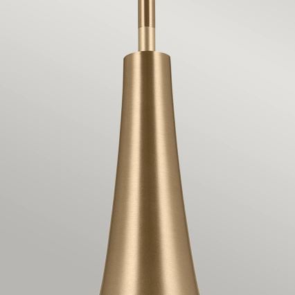 Kichler - Luster na tyči DEELA 1xE27/60W/230V pr. 17,8 cm mosadz