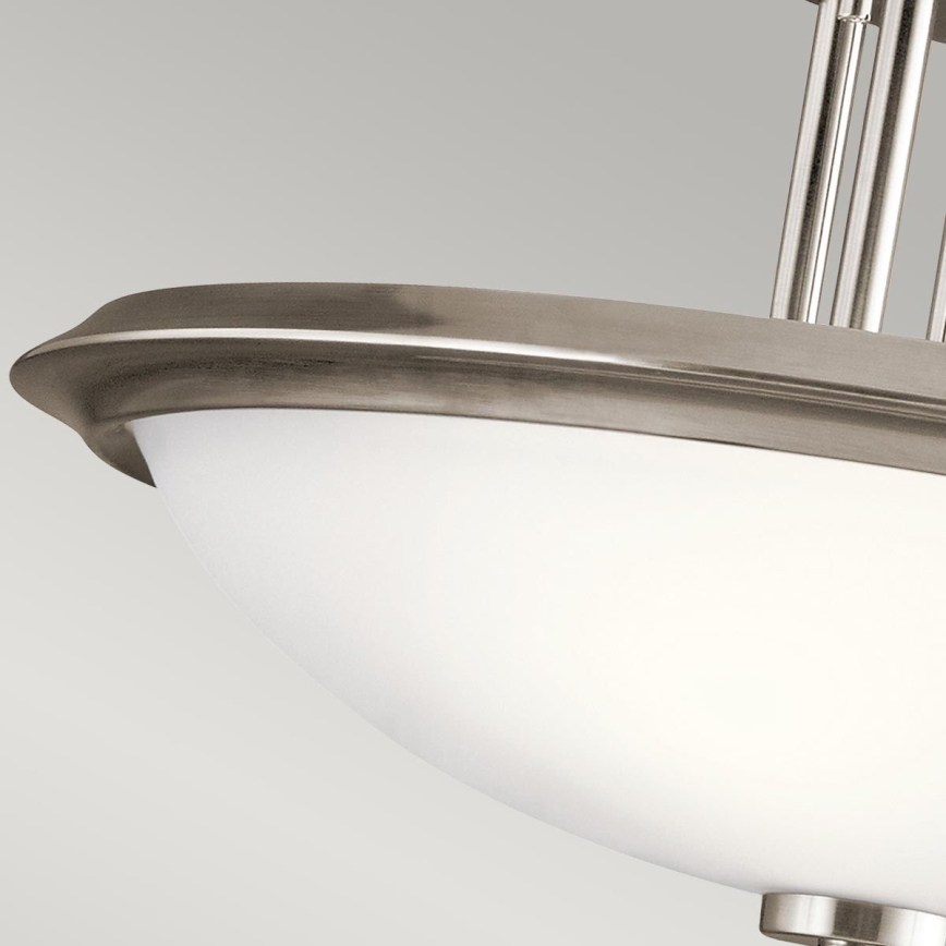 Kichler - Prisadený luster DREYFUS 3xE27/60W/230V matný chróm