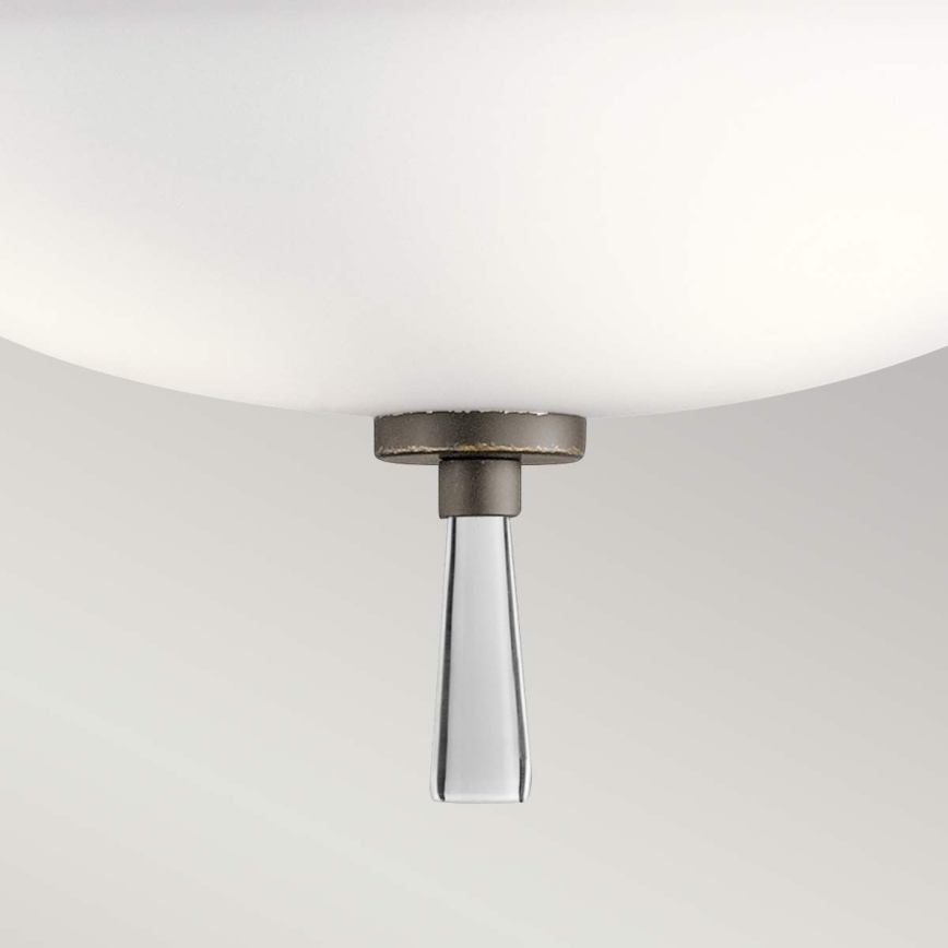 Kichler - Prisadený luster DREYFUS 3xE27/60W/230V bronzová