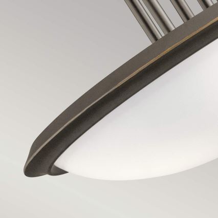 Kichler - Prisadený luster DREYFUS 3xE27/60W/230V bronzová