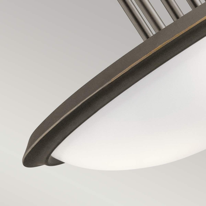 Kichler - Prisadený luster DREYFUS 3xE27/60W/230V bronzová