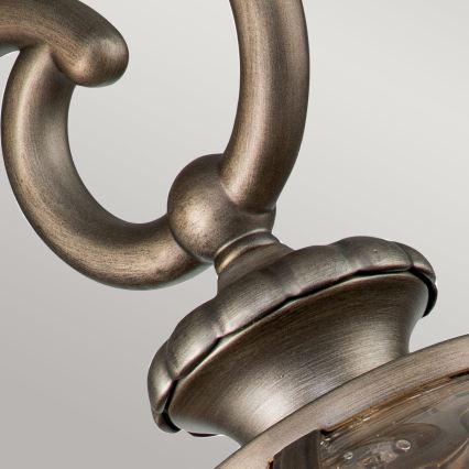 Kichler - Vonkajšie nástenné svietidlo HALLERON 3xE14/40W/230V IP44