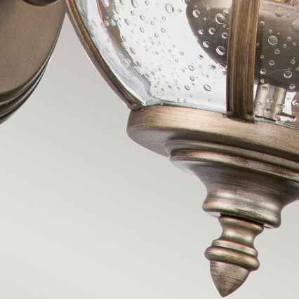 Kichler - Vonkajšie nástenné svietidlo HALLERON 2xE14/40W/230V IP44