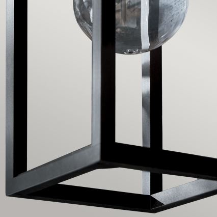 Kichler - Vonkajšie nástenné svietidlo HONE M 1xE27/60W/230V IP44 čierne