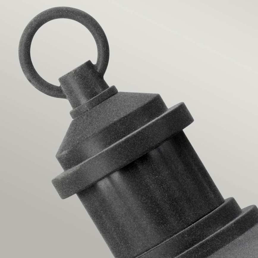 Kichler - Vonkajšia lampa RIVERWOOD 1xE27/60W/230V IP44 čierna