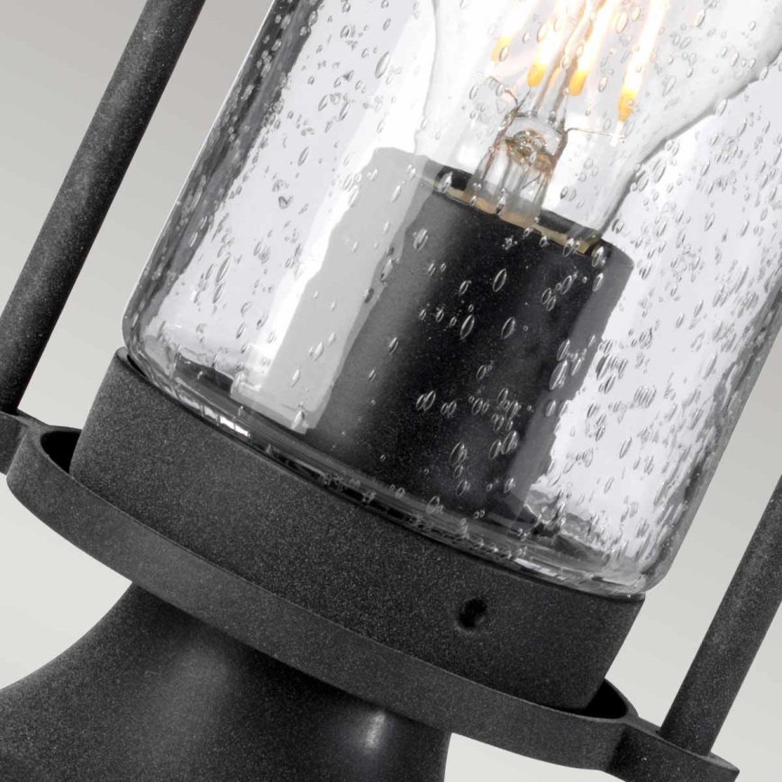 Kichler - Vonkajšia lampa RIVERWOOD 1xE27/60W/230V IP44 čierna