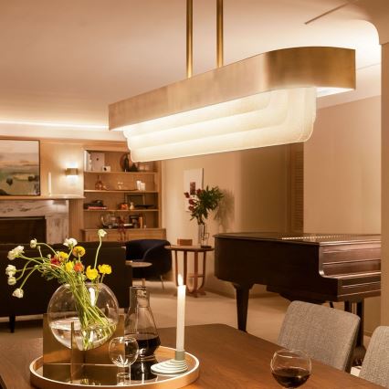 Kichler - LED luster na tyči SERENE LED/40W/230V zlatý
