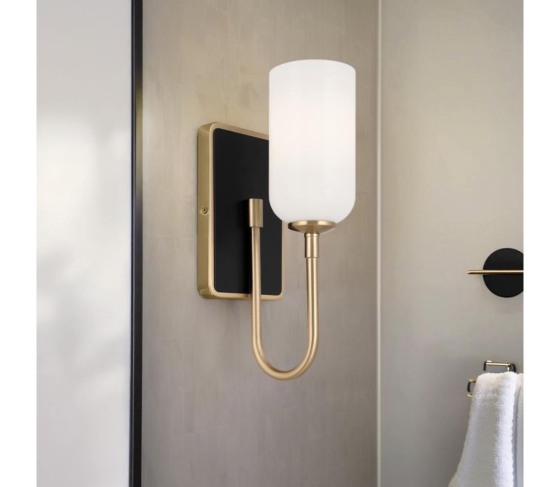 Elstead Kichler KL-SOLIA-1W-CPZB - LED kúpeľňové svietidlo SOLIA 1xG9/3W/230V IP44 zlaté KL-SOLIA-1W-CPZB