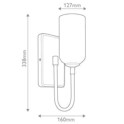 Kichler - LED kúpeľňové svietidlo SOLIA 1xG9/3W/230V IP44 zlaté