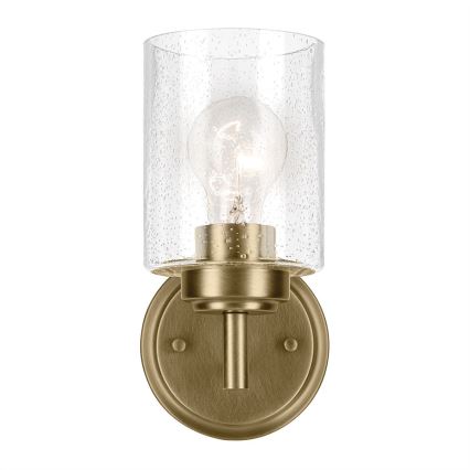 Kichler - Nástenná lampa WINSLOW 1xE27/60W/230V mosadz