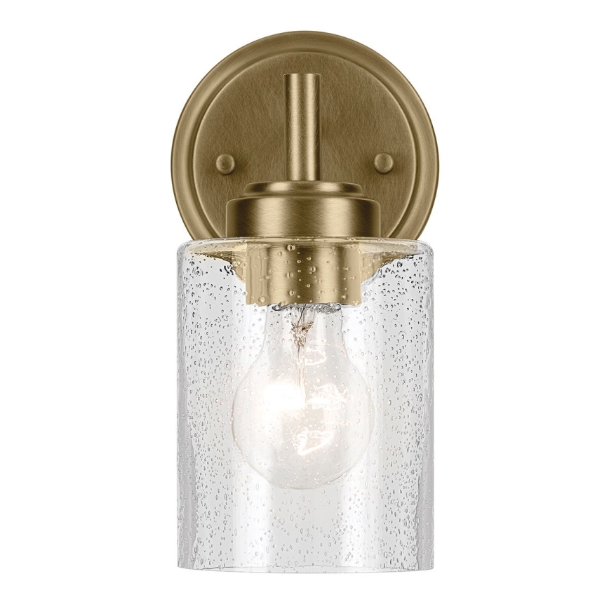 Kichler - Nástenná lampa WINSLOW 1xE27/60W/230V mosadz
