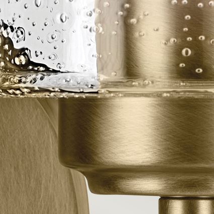 Kichler - Nástenná lampa WINSLOW 1xE27/60W/230V mosadz
