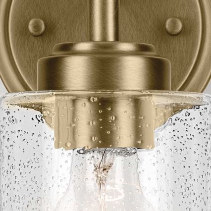 Kichler - Nástenná lampa WINSLOW 1xE27/60W/230V mosadz