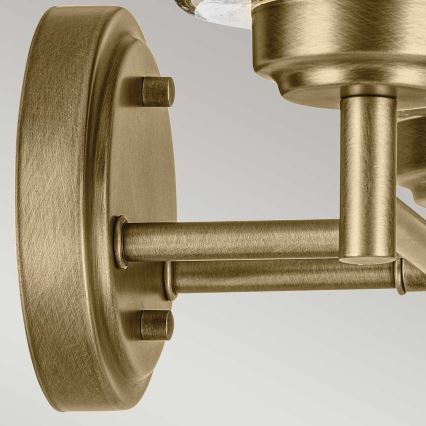Kichler - Nástenná lampa WINSLOW 2xE27/60W/230V mosadz