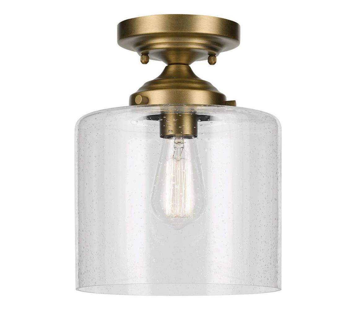 Elstead Kichler KL-WINSLOW-SF-NBR-Strop. svietidlo WINSLOW 1xE27/60W/230V pr.21,6cm mosadz KL-WINSLOW-SF-NBR