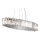 Kichler - LED Kúpeľňový luster na lanku CRYSTAL SKYE 12xG9/3W/230V IP44
