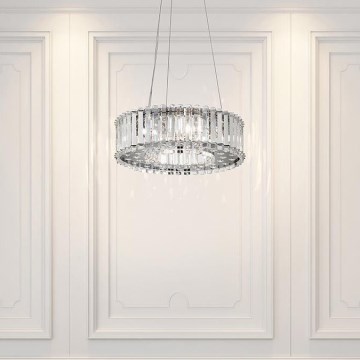 Kichler - LED Kúpeľňový luster na lanku CRYSTAL SKYE 6xG9/3W/230V IP44