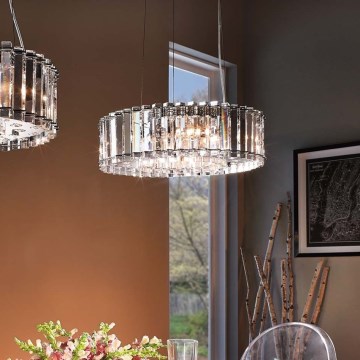 Kichler - LED Kúpeľňový luster na lanku CRYSTAL SKYE 8xG9/3W/230V IP44