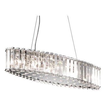 Kichler - LED Kúpeľňový luster na lanku CRYSTAL SKYE 8xG9/3W/230V IP44