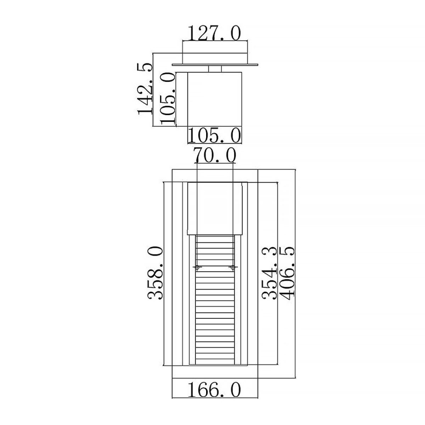 Kichler - LED Vonkajšie nástenné svietidlo SOREL 1xGU10/7W/230V IP44 hnedá