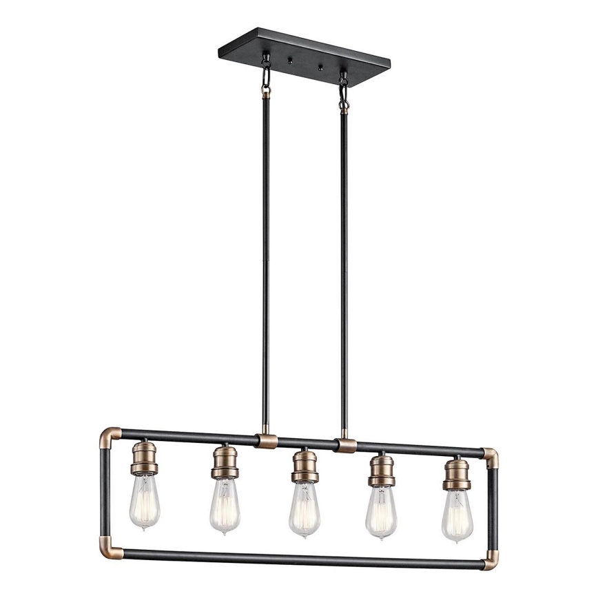 Kichler - Luster na tyči IMAHN 5xE27/60W/230V