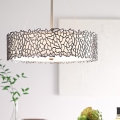 Kichler - Luster na tyči SILVER CORAL 3xE27/100W/230V matný chróm