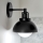 Kichler - Nástenná lampa NIVA 1xE27/40W/230V čierna