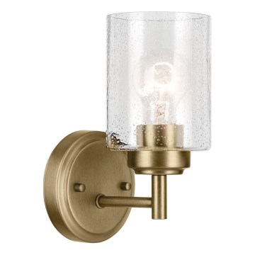 Kichler - Nástenná lampa WINSLOW 1xE27/60W/230V mosadz