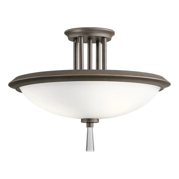 Kichler - Prisadený luster DREYFUS 3xE27/60W/230V bronzová