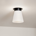 Kichler - Stropné svietidlo ALBERS 1xE27/40W/230V priemer 21,6 cm čierne