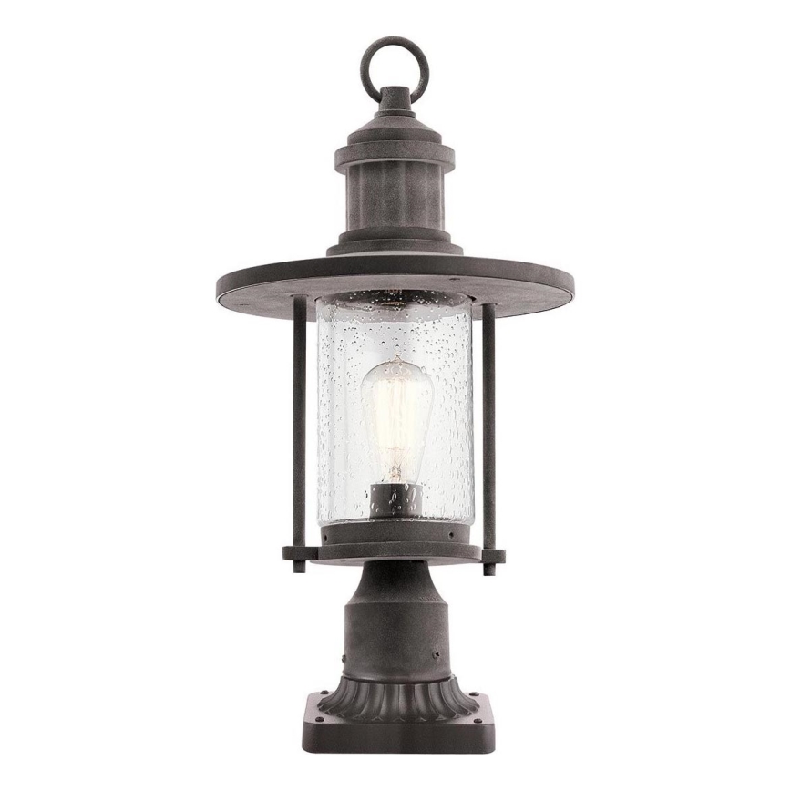 Kichler - Vonkajšia lampa RIVERWOOD 1xE27/60W/230V IP44 čierna