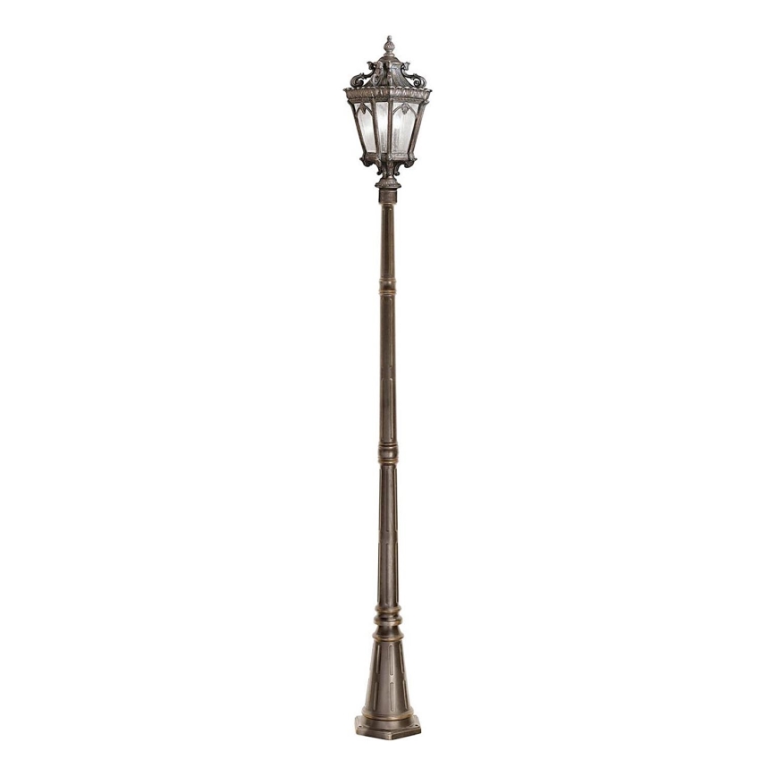 Kichler - Vonkajšia lampa TOURNAI 3xE14/60W/230V IP44