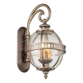 Kichler - Vonkajšie nástenné svietidlo HALLERON 2xE14/40W/230V IP44