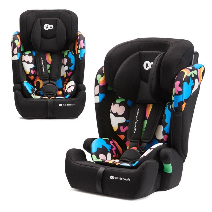 KINDERKRAFT - Autosedačka COMFORT UP i-Size (76-150 cm) pestrofarebná