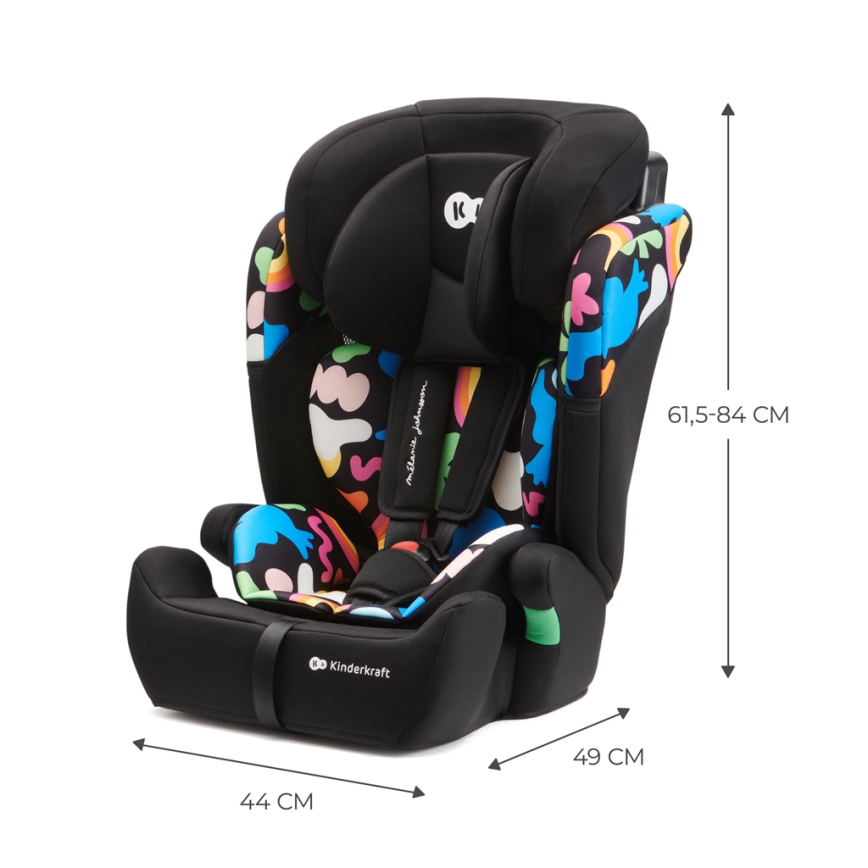 KINDERKRAFT - Autosedačka COMFORT UP i-Size (76-150 cm) pestrofarebná