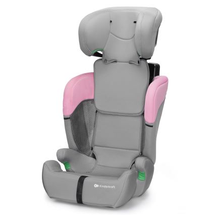 KINDERKRAFT - Autosedačka COMFORT UP i-Size (76-150 cm) šedá/ružová