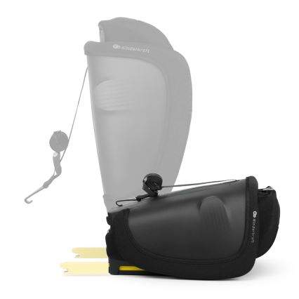 KINDERKRAFT - Autosedačka FIX2GO i-Size 76-150 cm čierna