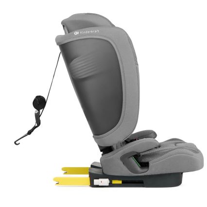 KINDERKRAFT - Autosedačka FIX2GO i-Size 76-150 cm sivá
