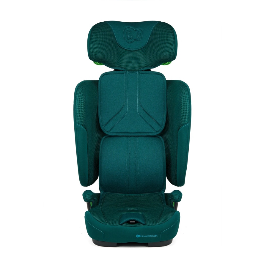 KINDERKRAFT - Autosedačka FIX2GO i-Size 76-150 cm tyrkysová