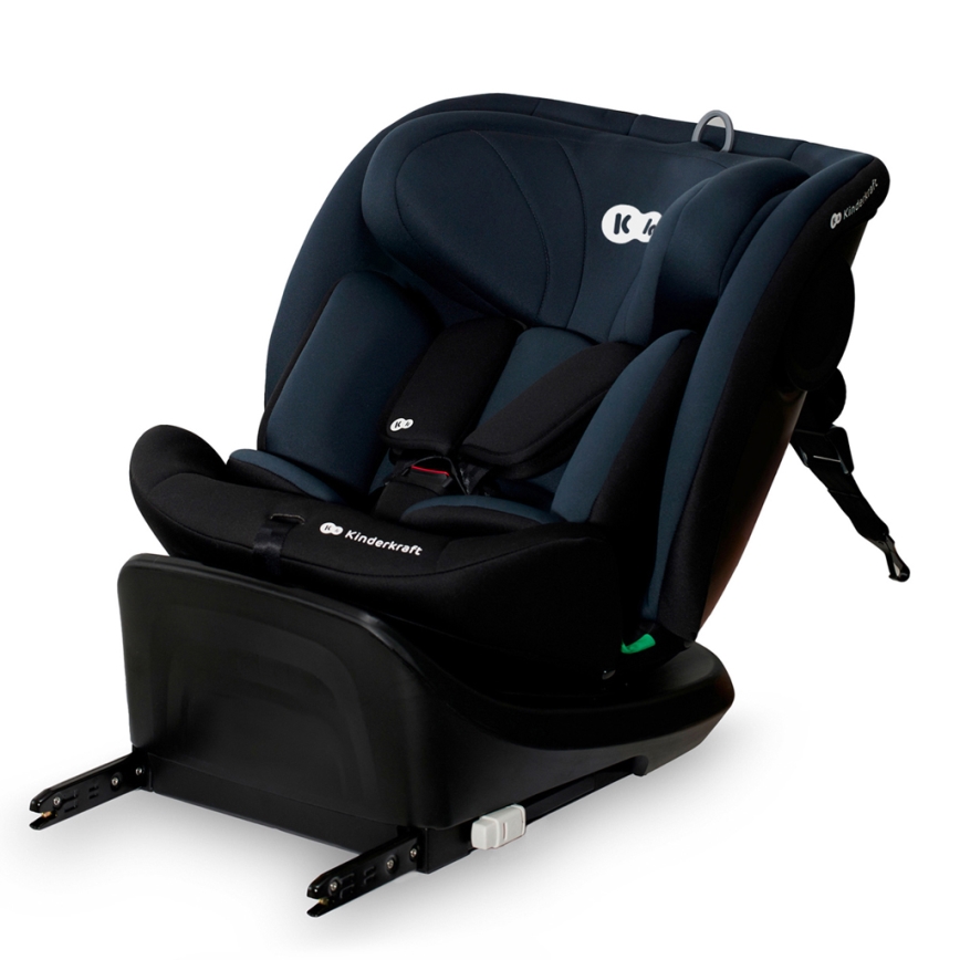 KINDERKRAFT - Autosedačka I-GROW i-Size (40-150 cm) čierna