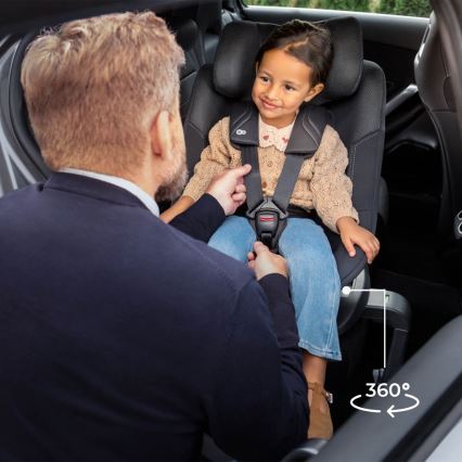 KINDERKRAFT - Autosedačka I-GUARD PRO i-Size 61-105 cm čierna