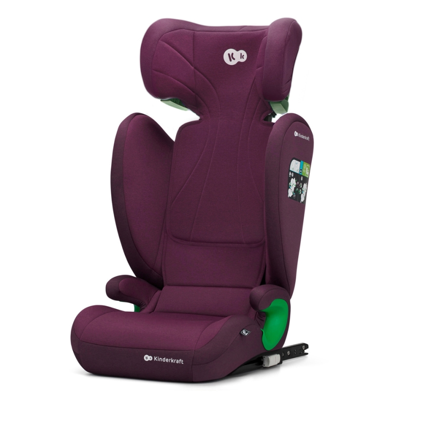 KINDERKRAFT - Autosedačka JUNIOR FIX 2 (100-150 cm) Cherry pearl