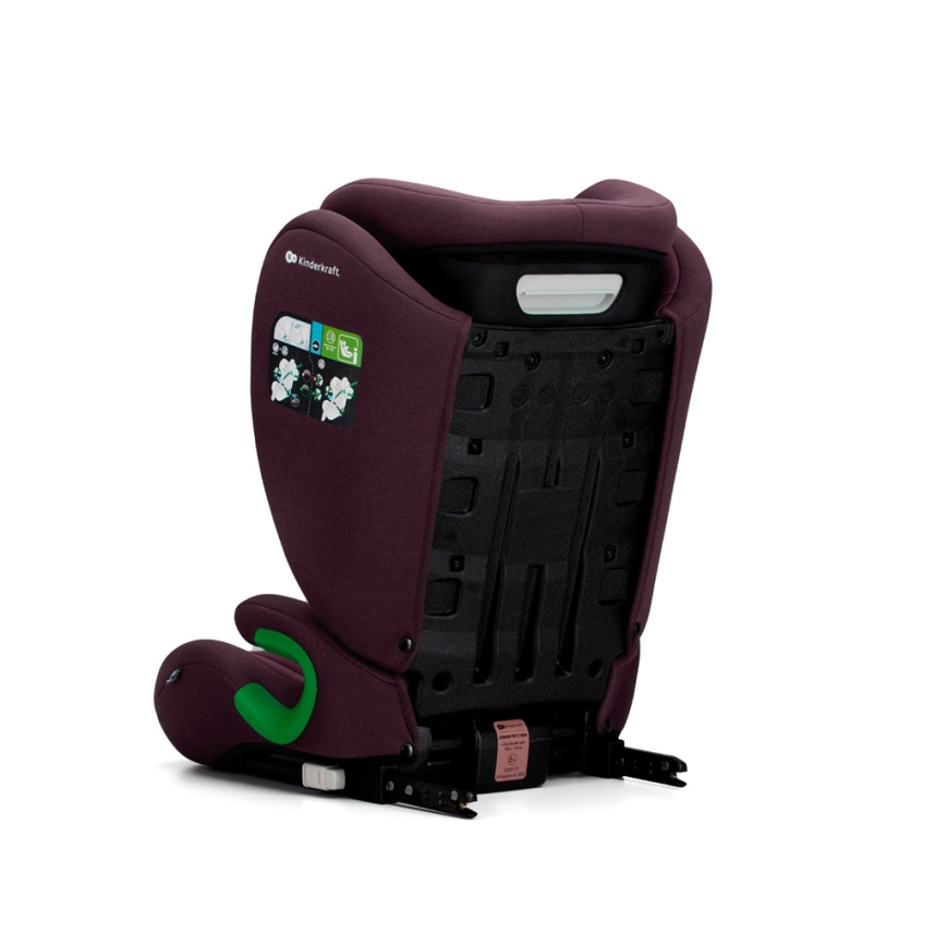 KINDERKRAFT - Autosedačka JUNIOR FIX 2 (100-150 cm) Cherry pearl