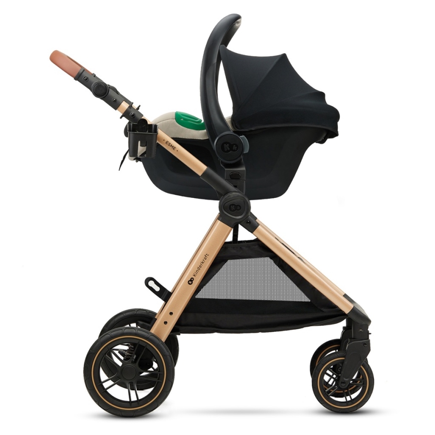 KINDERKRAFT - Autosedačka MINK PRO 2 40-87 cm (0-13 kg) béžová