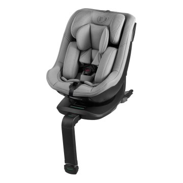 KINDERKRAFT - Autosedačka s otočnou základňou I-GUARD i-Size 40-105 cm sivá