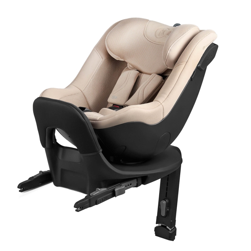KINDERKRAFT - Autosedačka s otočnou základňou I-GUARD PRO i-Size 61-105 cm béžová
