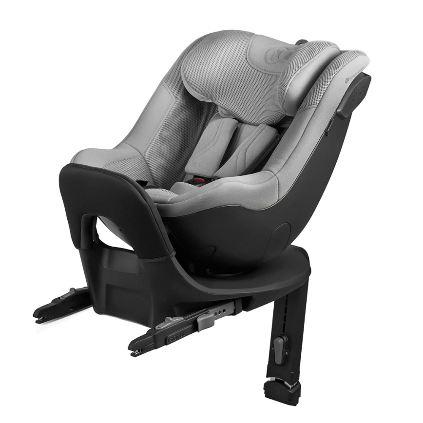 KINDERKRAFT - Autosedačka s otočnou základňou I-GUARD PRO i-Size 61-105 cm sivá