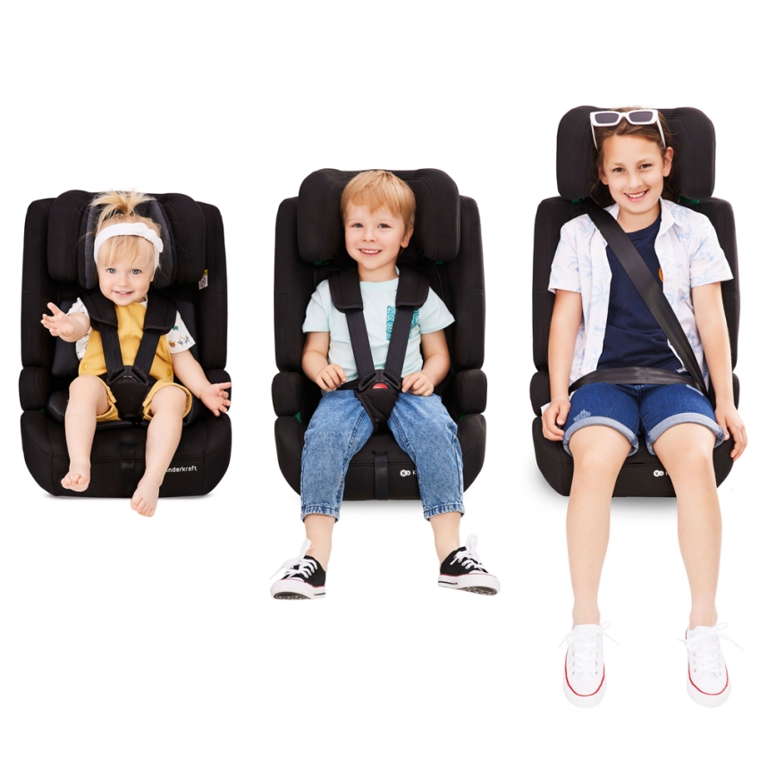 KINDERKRAFT - Autosedačka SAFETY FIX 2 i-Size (76-150 cm) black