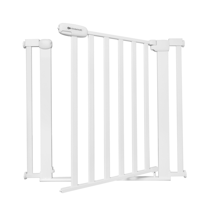 KINDERKRAFT - Bezpečnostná zábrana LOCK&GO 75-103 cm biela